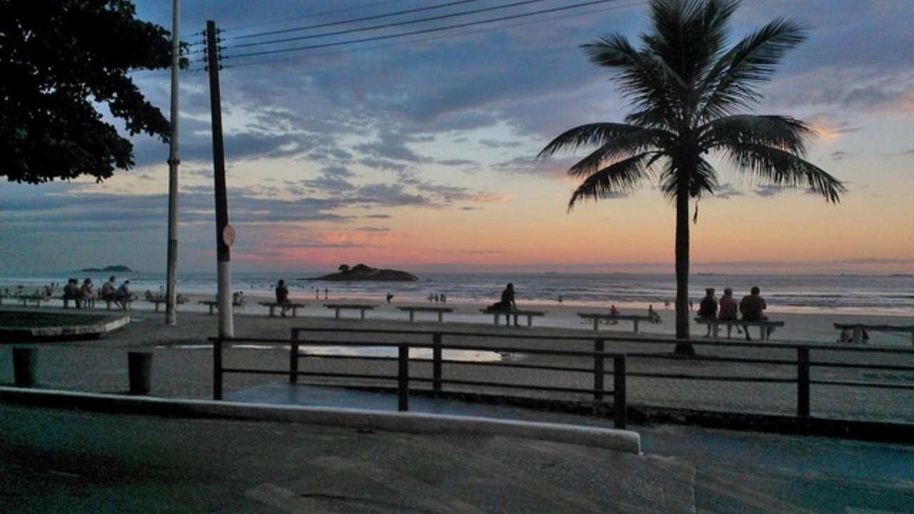 Flat Capitania Varam Ap 3053 Guarujá Esterno foto